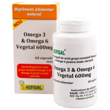 Omega 3-6 vegetal 600mg