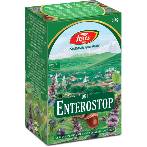 Ceai Enterostop, 50 g, Fares