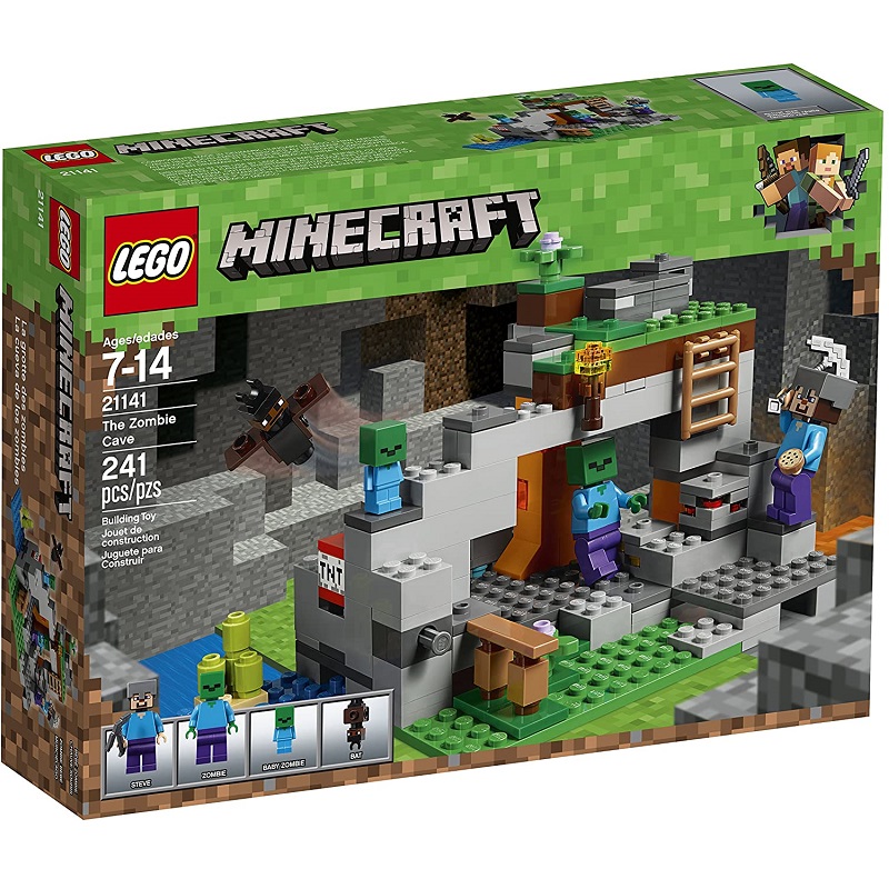 Pestera cu Zombi Lego Minecraft, +7 ani, 21141, Lego