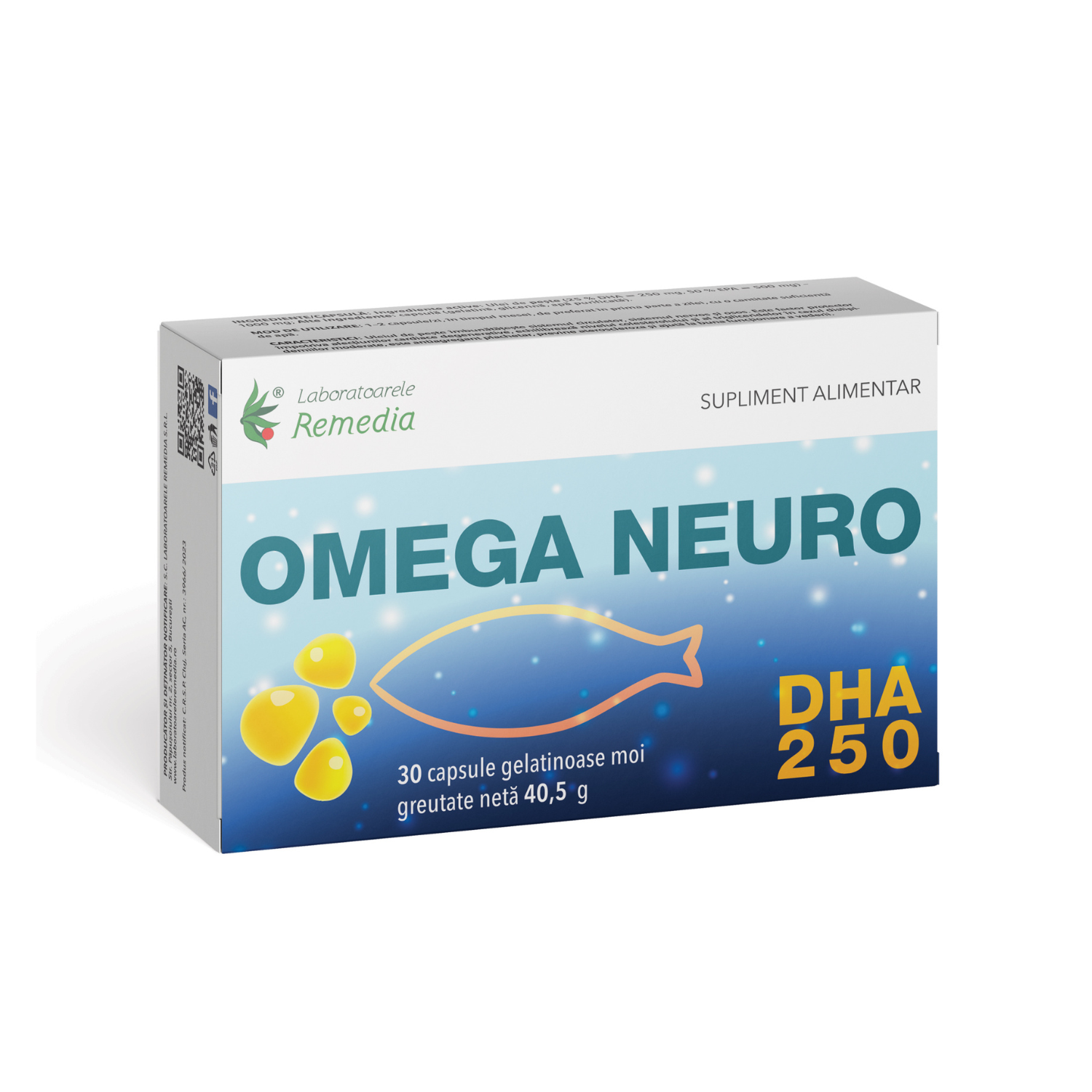 Omega Neuro, 30 capsule moi, Remedia