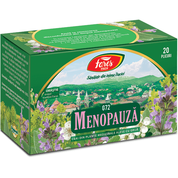 Ceai Menopauza, 20 plicuri, Fares