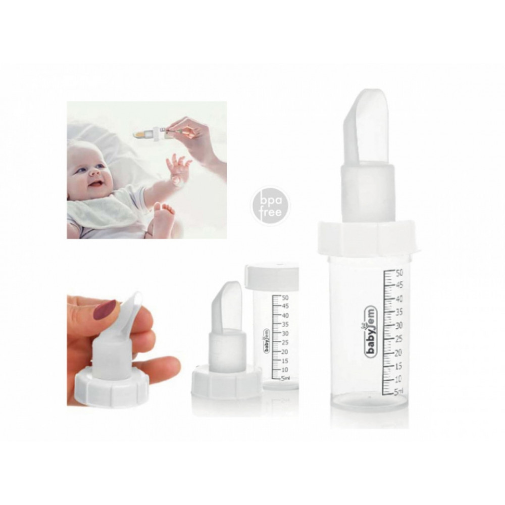 Dispozitiv cu gradatie pentru administrarea laptelui matern, BabyJem