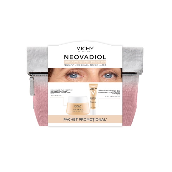Oferta pachet crema Neovadiol PNM 50 ml si crema pentru ochi si buze 15 ml, Vichy