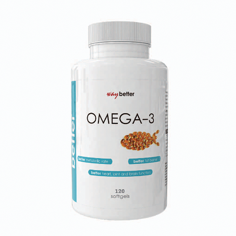 Omega 3, 1000 mg, 120 capsule, Way Better
