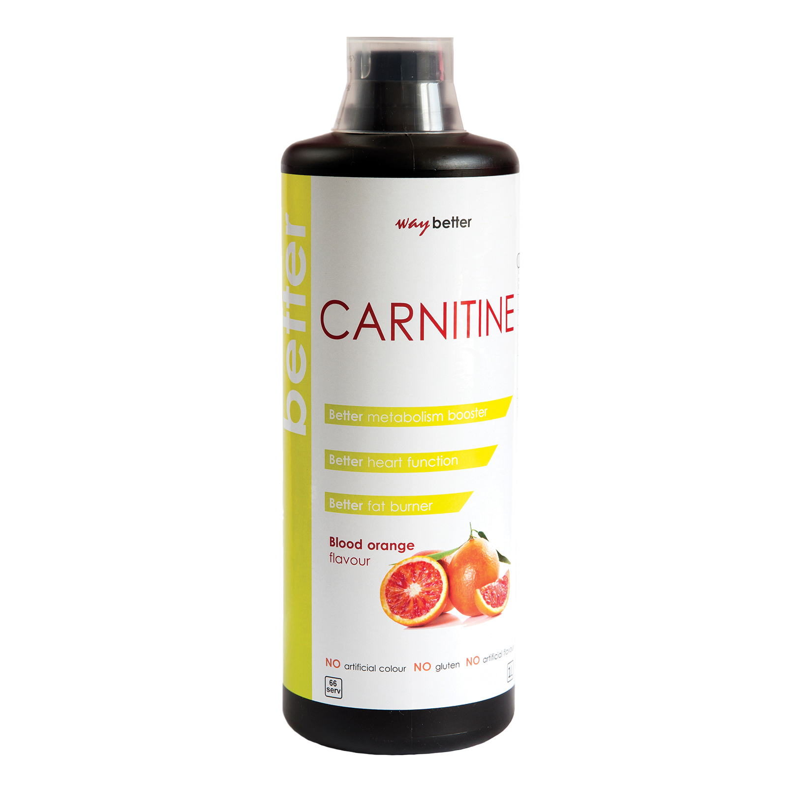 Carnitina lichida, Blood Orange, 1000 ml, Way Better