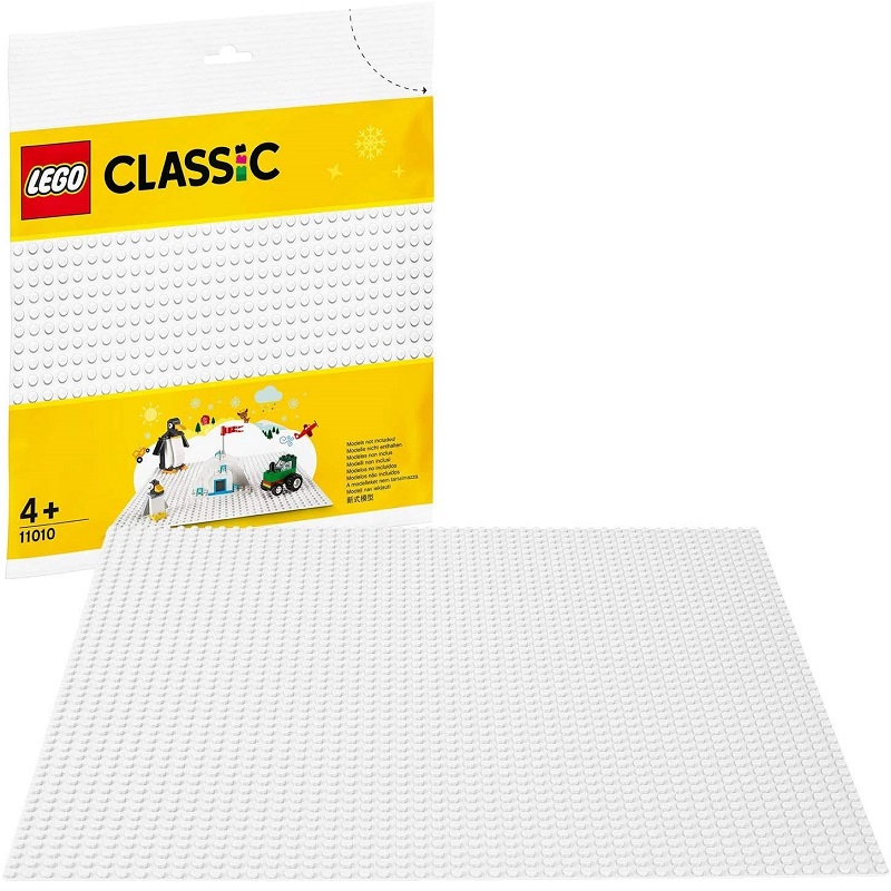 Placa de baza Lego Classic, 25x25 cm, Alb 11010, Lego