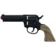 Revolver din plastic Cowboy cu capse, Negru, + 3 ani, Gonher 589744