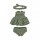 Set imbracaminte cu rochita pentru papusa fetita 21 cm, Miniland 590255
