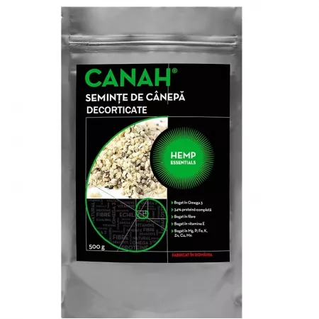 Seminte de canepa, 500 g, Canah