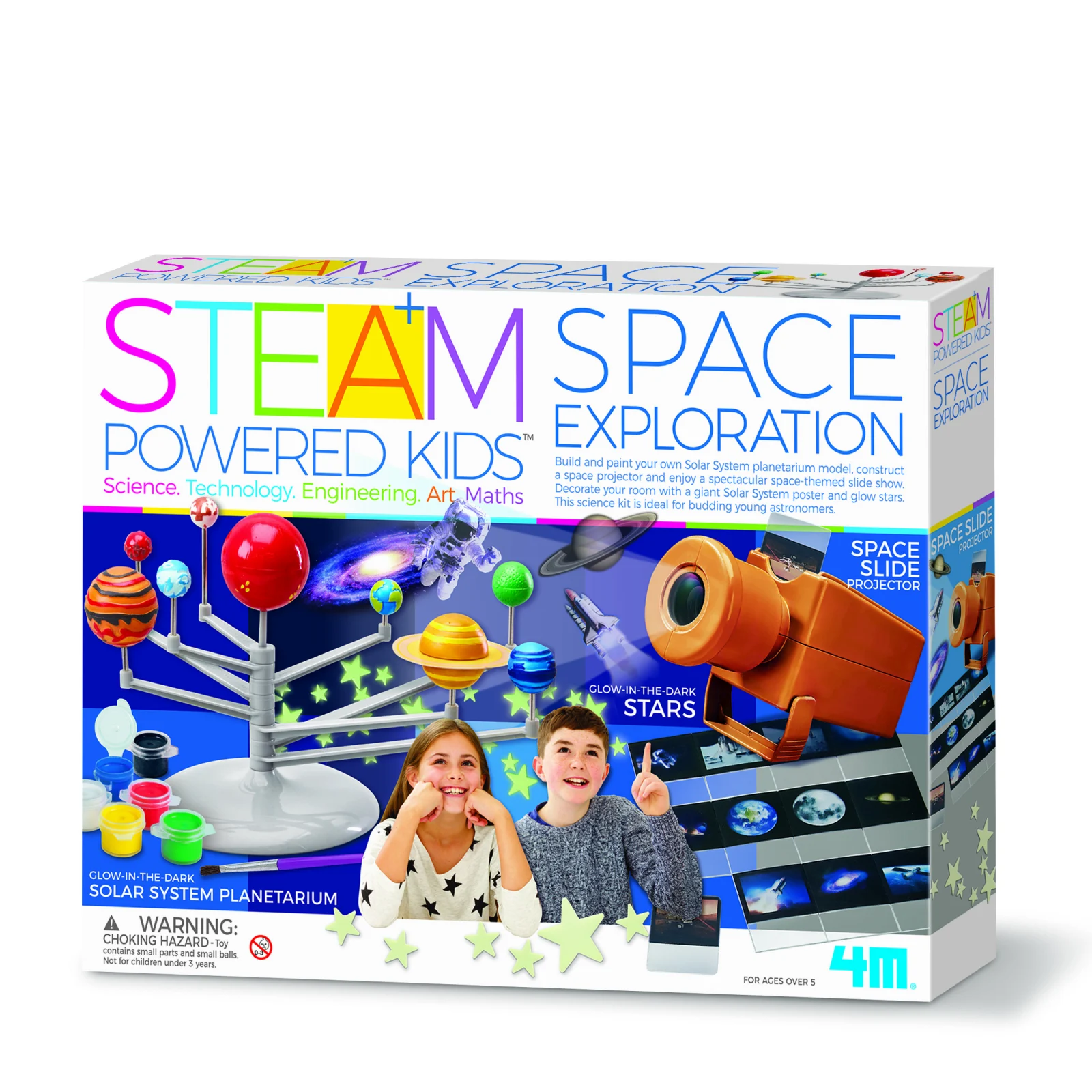 Kit stiintific Explorarea Spatiului Steam Kids, 5 ani+, 4M