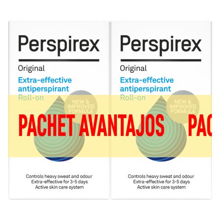 Pachet Antiperspirant roll-on Perspirex Original