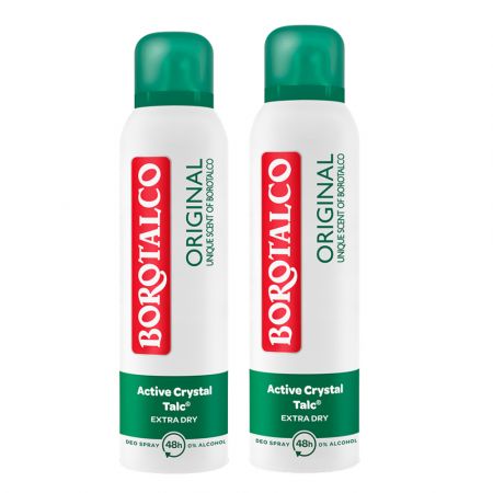 Pachet Deodorant spray 1 + 70% reducere la al doilea Original, 2 x 150 ml, Borotalco