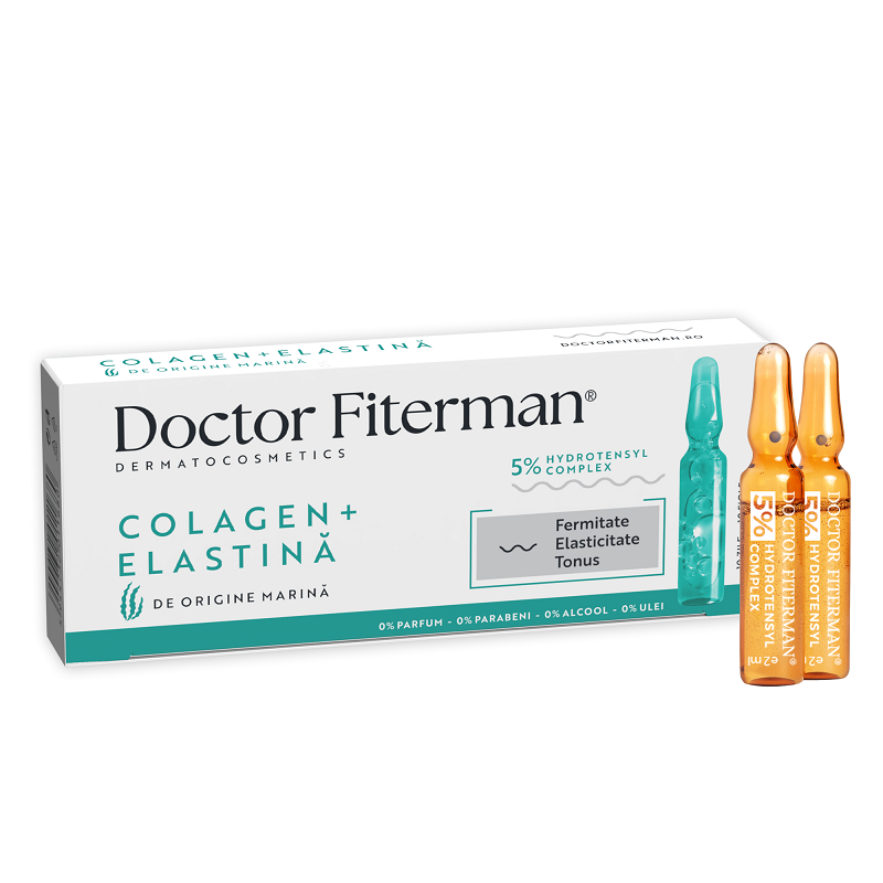 Colagen + Elastina, 10 fiole x 2 ml, Doctor Fiterman