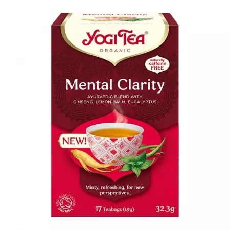 Ceai Bio Mental Clarity, 17 plicuri, Yogi Tea