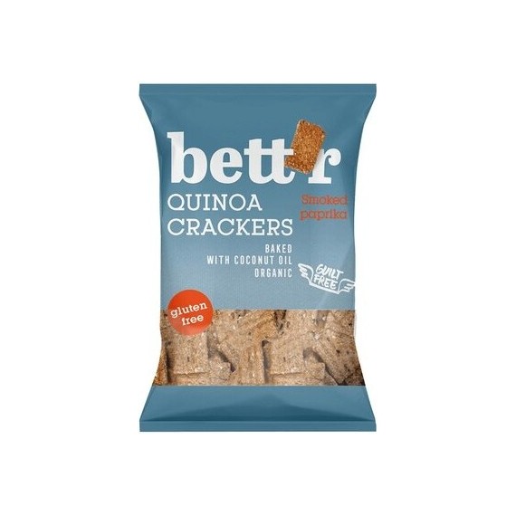 Crackers cu Quinoa si Boia fara gluten, 100 g, Bettr