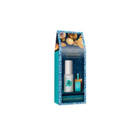 Pachet Mini, Parfum pentru par si corp Fragrance Original 30 ml si Ulei tratament Original 25 ml Stocking Stuffer Originale, Moroccanoil