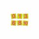 Joc Senzorial Tactil cu numere pentru Pre-scriere, 3+ ani, Akros Educational 593586