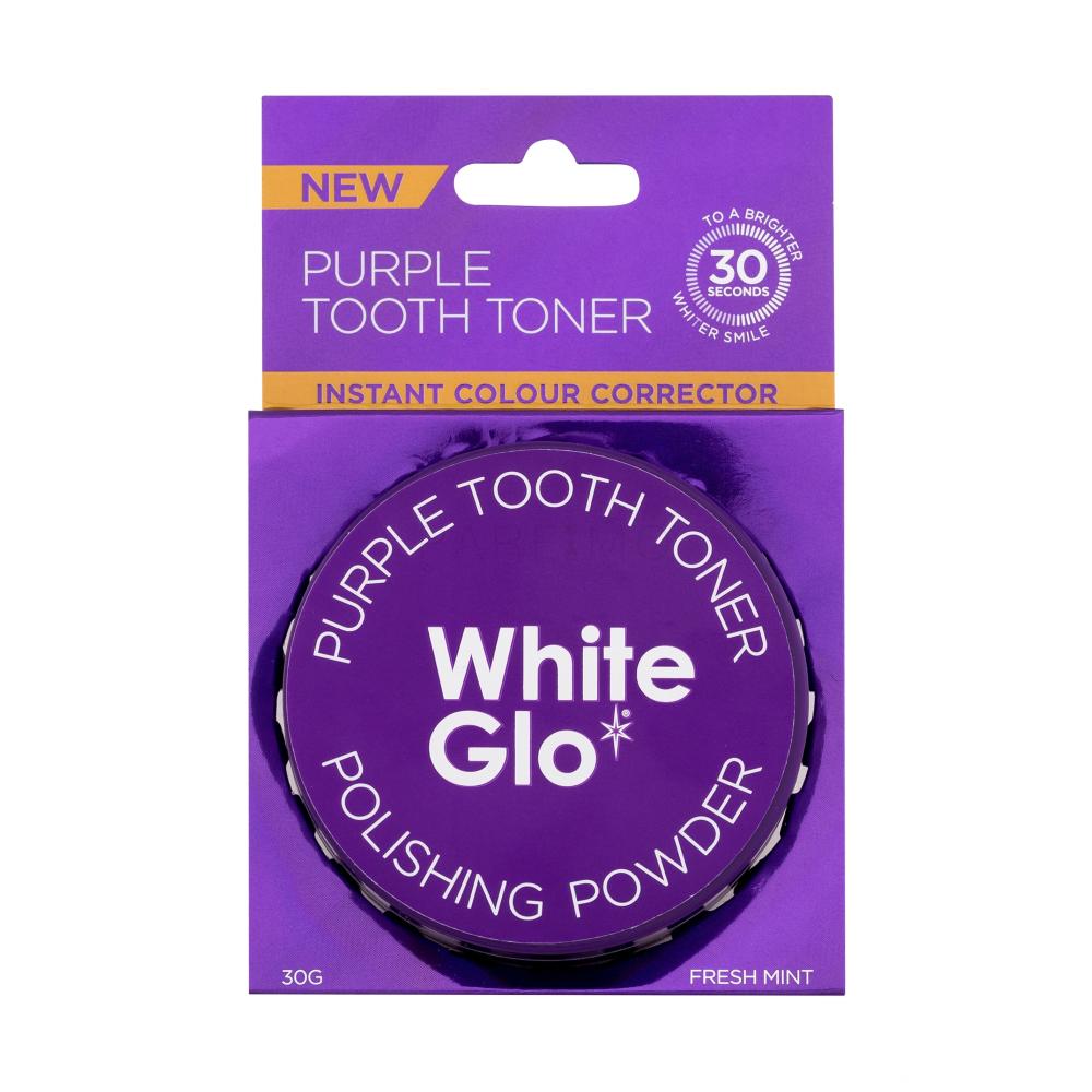 Pudra pentru albire Purple Tooth Toner, 30 g, White Glo