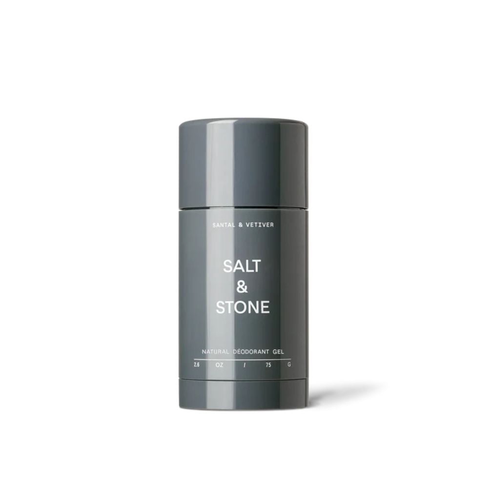 Deodorant Natural cu Santal si Vetiver pentru piele sensibila, 75 g, Salt & Stone