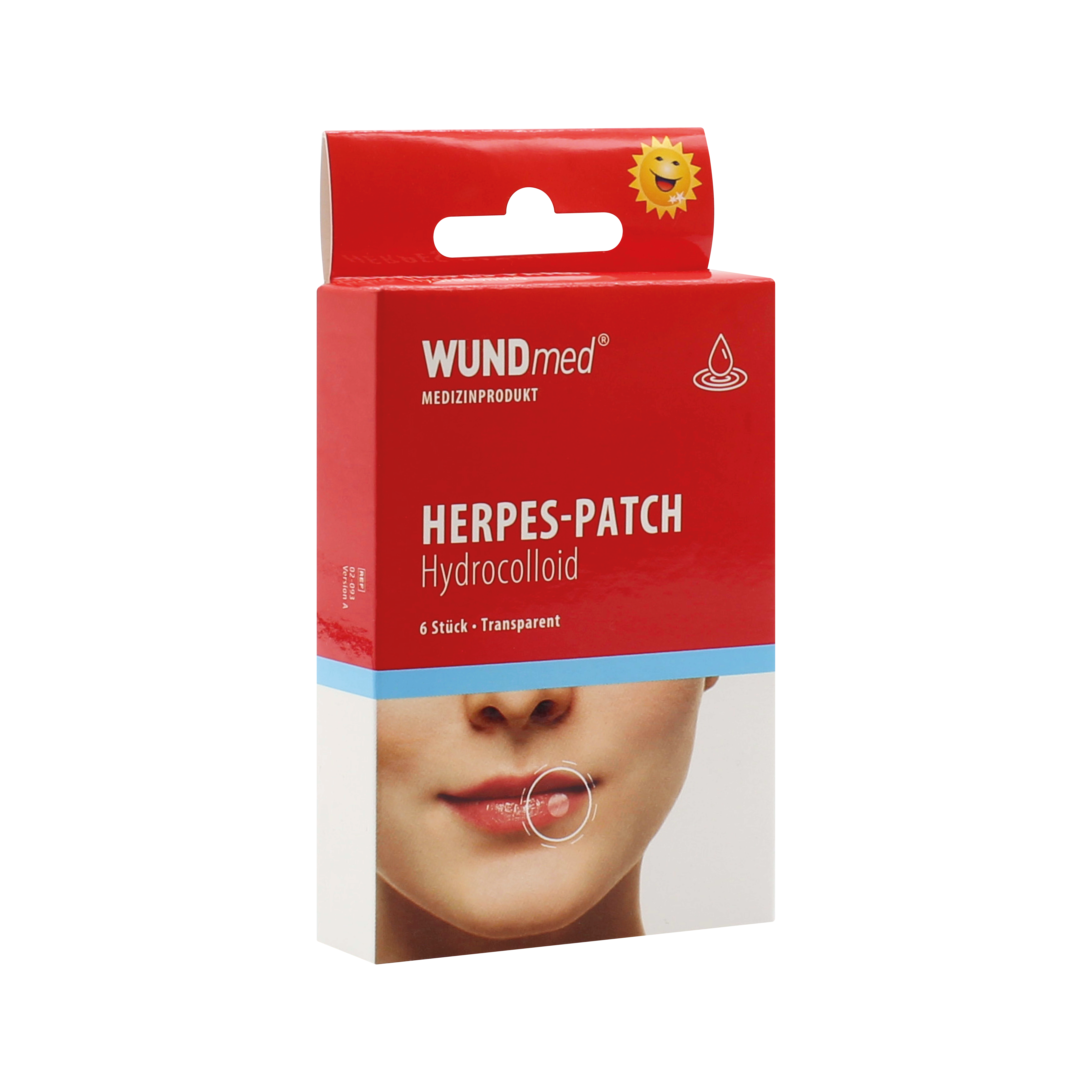 Plasturi transparenti pentru herpes, 6 bucati, WUNDMed