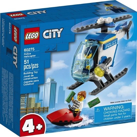 Elicopterul politiei Lego City, +4 ani, 60275, Lego