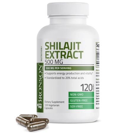 Shilajit Mumio Extract, 500 mg, 120 capsule, Bronson