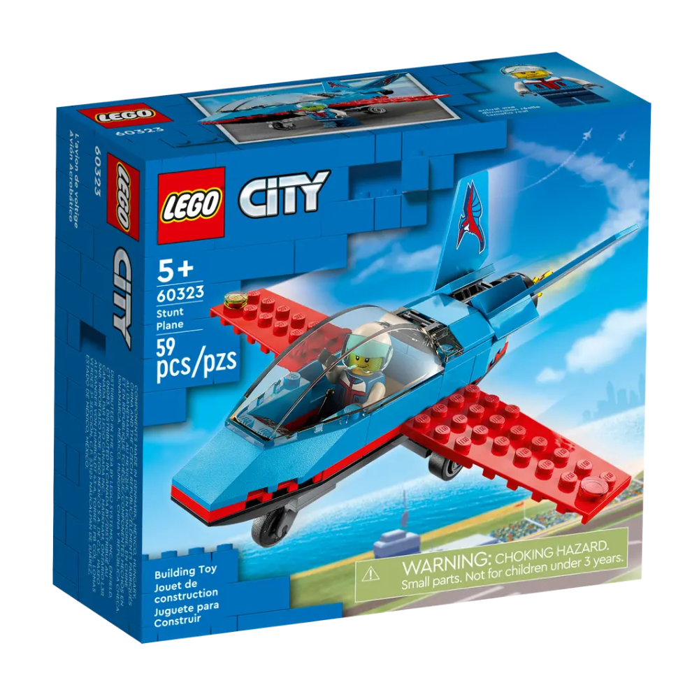 Avion de acrobatii, 5 ani+, 60323, Lego City