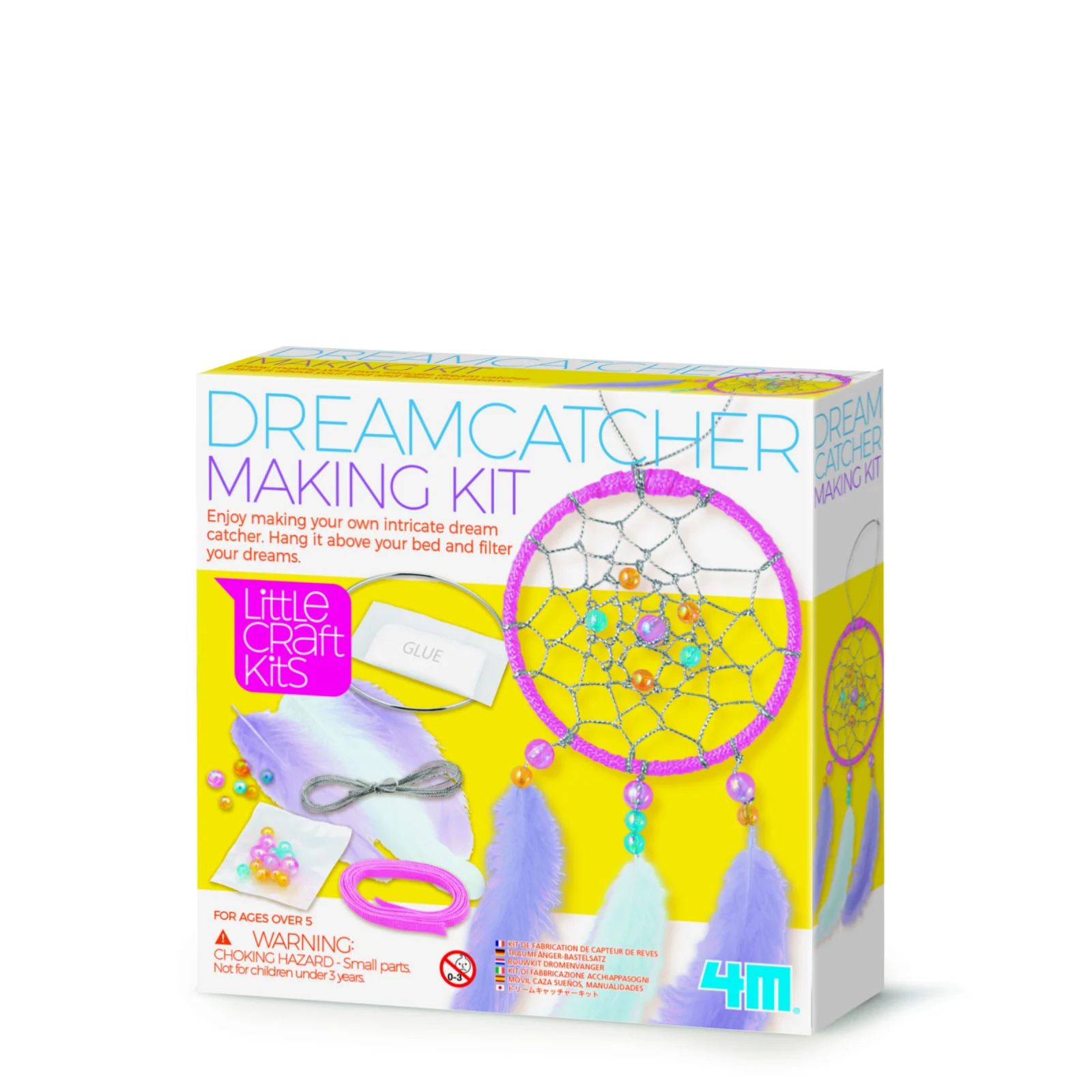 Mini set creativ Dreamcatcher, 5 ani+, Littlecraft, 4M
