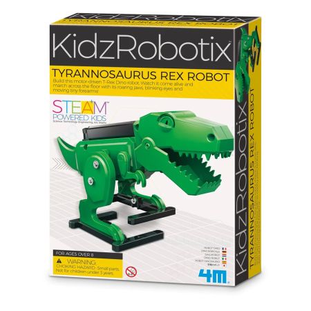 Kit constructie robot T-Rex, 8 ani +, 4M