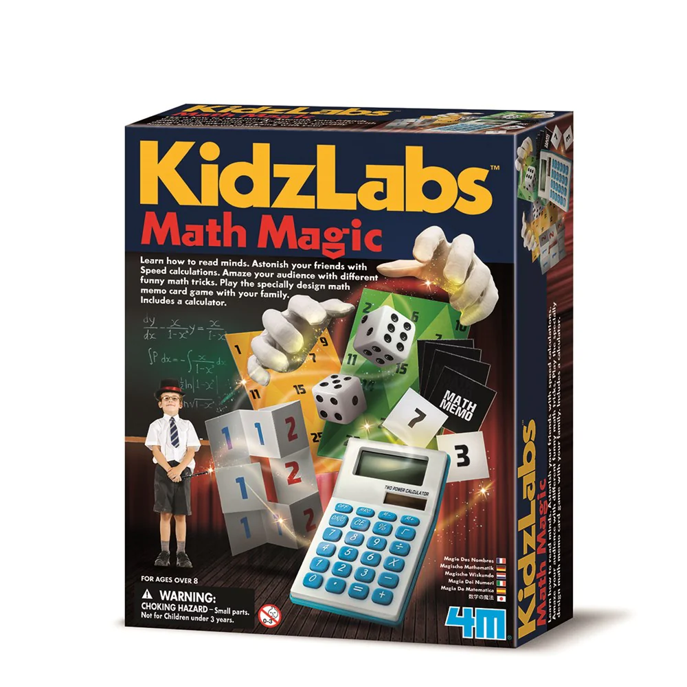 Kit Magie cu matematica KidzLabs, 8+ ani, 4M