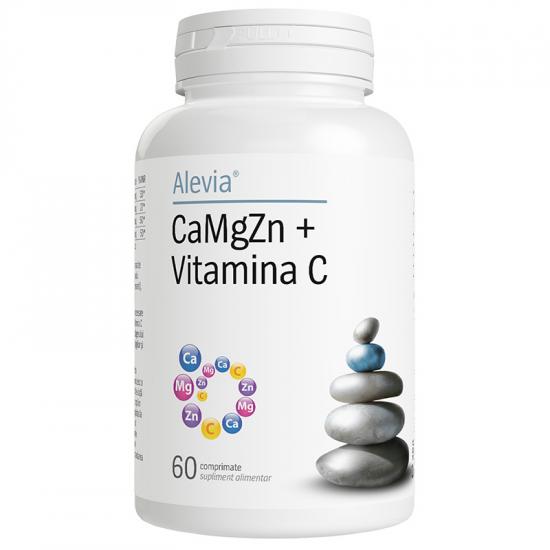CaMgZn + Vitamina C, 60 comprimate
