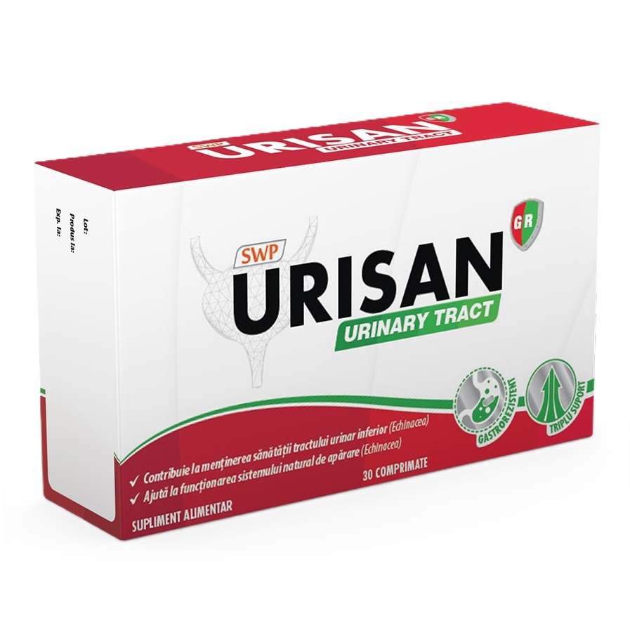 Urisan Urinary Tract, 30 comprimate, Sun Wave