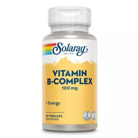 Vitamina B Complex 100 mg Energy, 50 capsule, Solaray