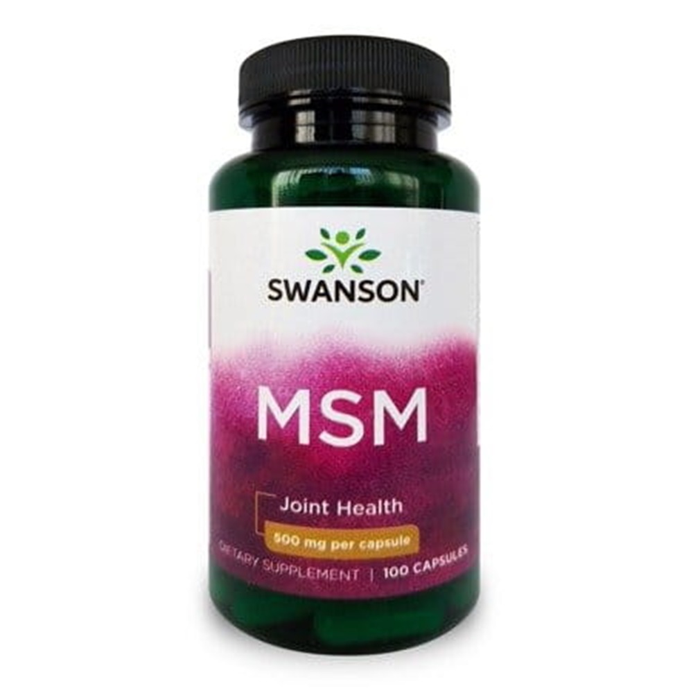 MSM, 500 mg, 100 capsule, Swanson