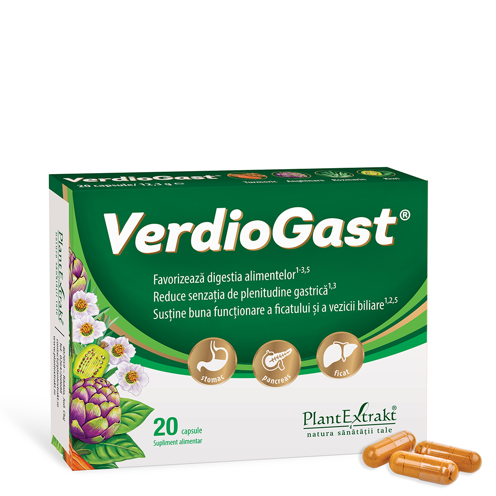 VerdioGast, 30 capsule, Plant Extrakt