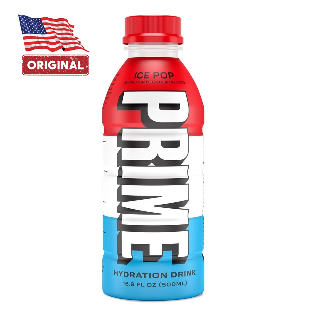 Bautura Prime pentru rehidratare cu aroma Ice Pop Hydration Drink USA, 500 ml, GNC