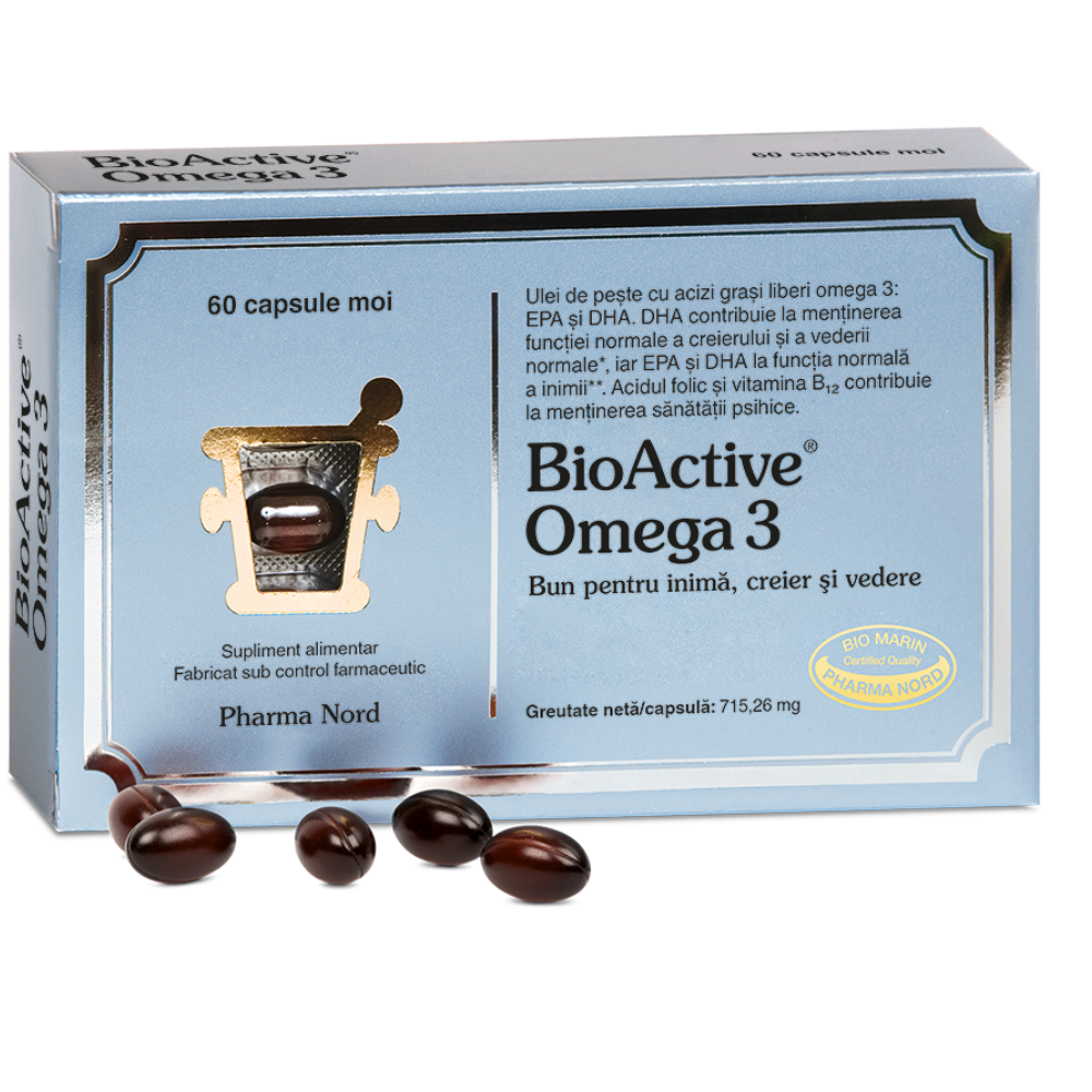 BioActive Omega 3, 60 capsule, Pharma Nord