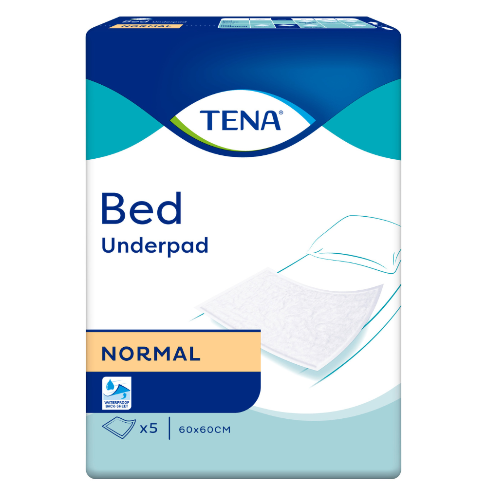 Protectie pentru pat Normal, 60x60 cm, 5 bucati, Tena