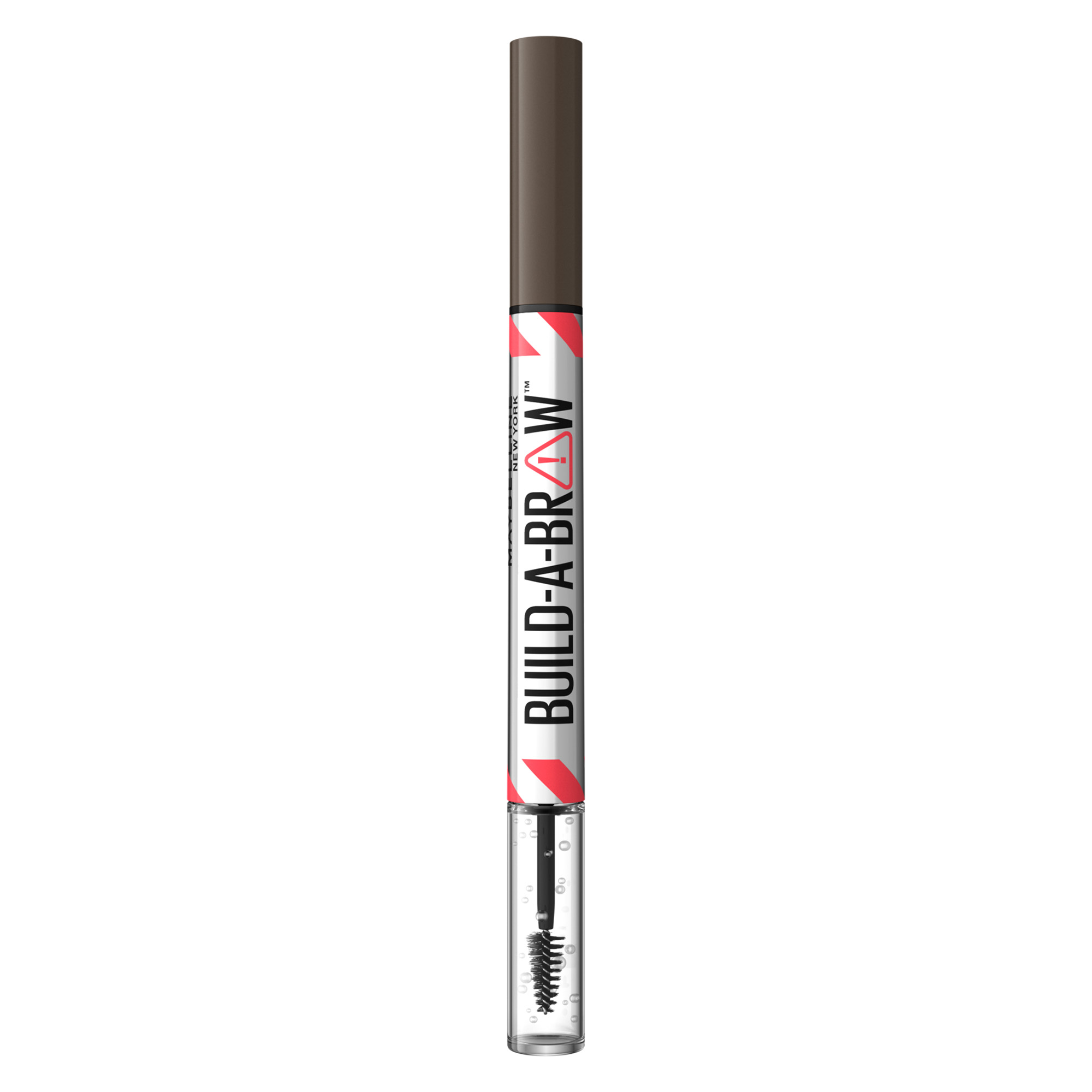 Creion de sprancene + gel de fixare Build a Brow, 262 Black Brown, 1.4 g, Maybelline