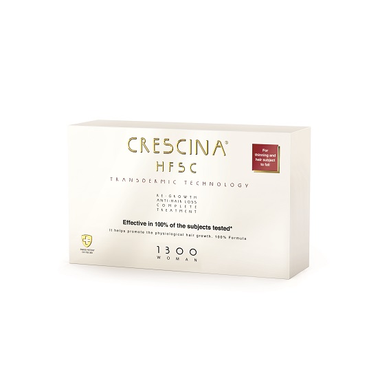 Crescina Tratament Transdermic Re-Growth HFSC Complete 1300 Woman, 20 fiole, Labo