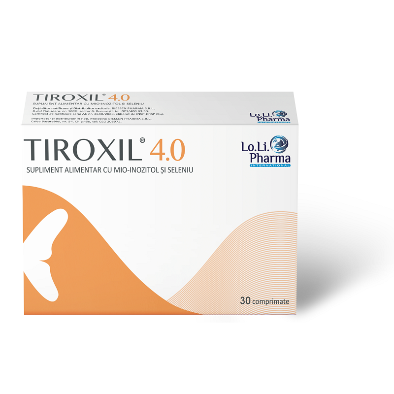 Tiroxil 4.0, 30 comprimate, Loli Pharma