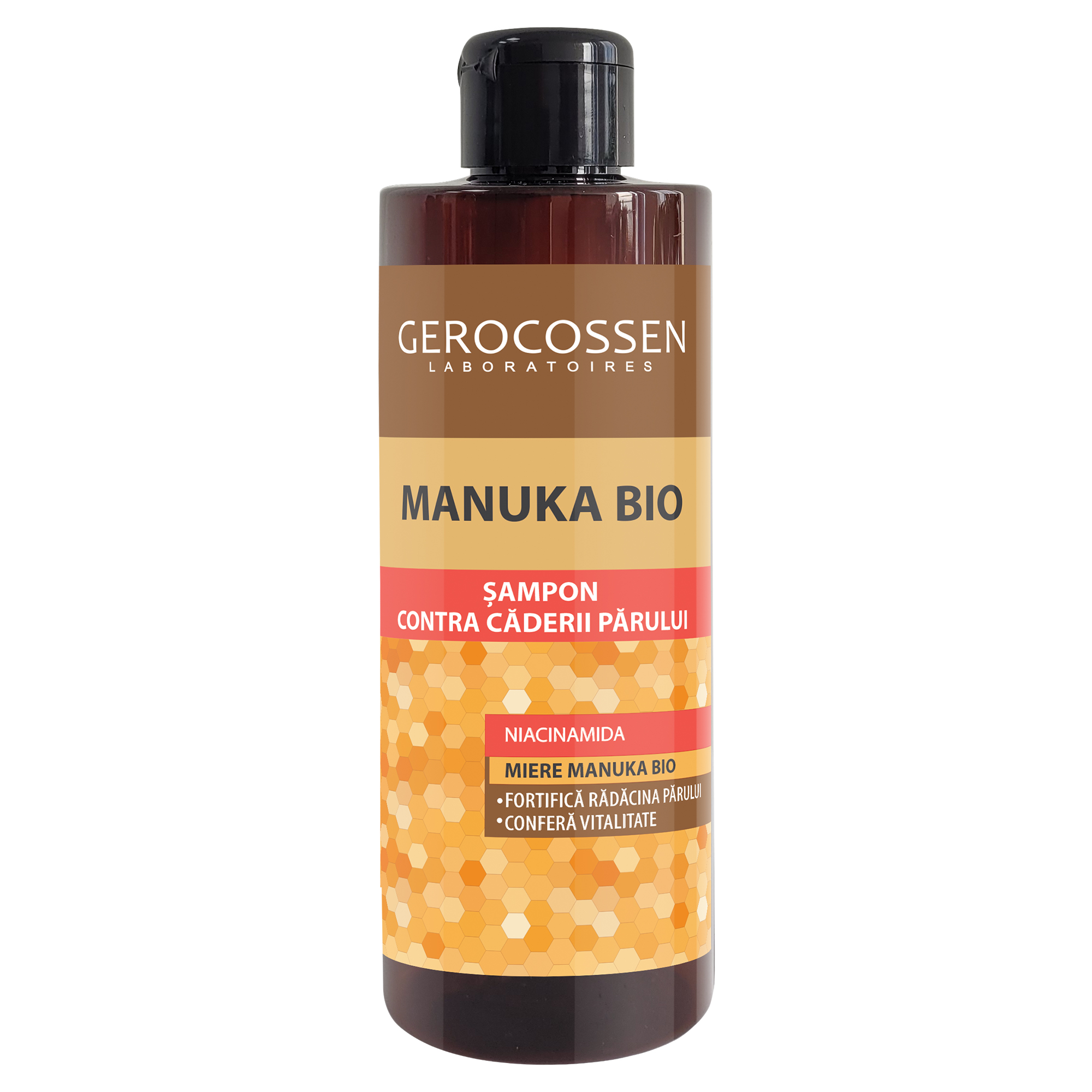 Sampon contra caderii parului Manuka Bio, 400 ml, Gerocossen
