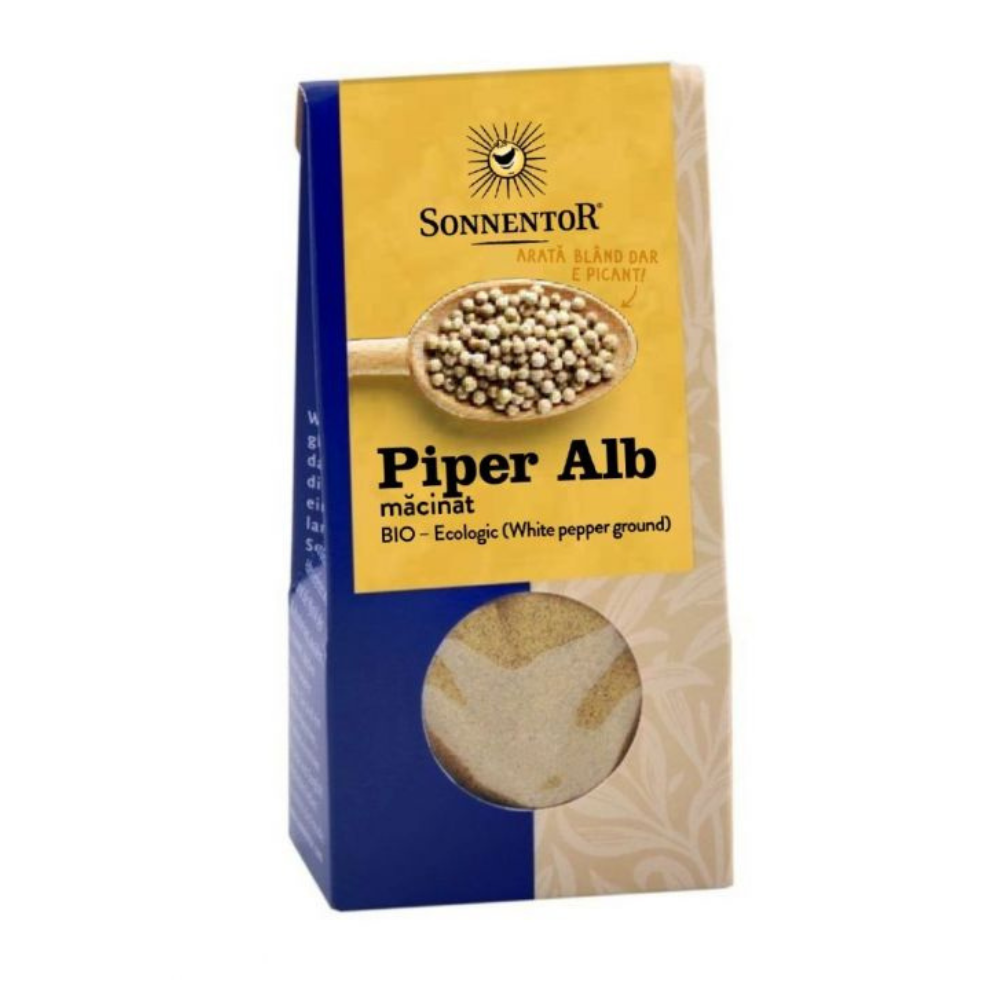 Piper Alb Bio macinat, 35 g, Sonnentor