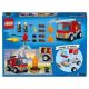 Camion de pompieri cu scara Lego City, +4 ani, 60280, Lego 455268