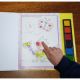 Carticica de colorat si pictat cu degetul, 3 ani+, Unicorn, Buddy & Barney 600021