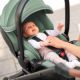 Scoica auto Baby Safe 5Z2 I-Size cu Baza Isofix Flex inclusa, 0 - 15 luni, Jade Green, Britax 600135