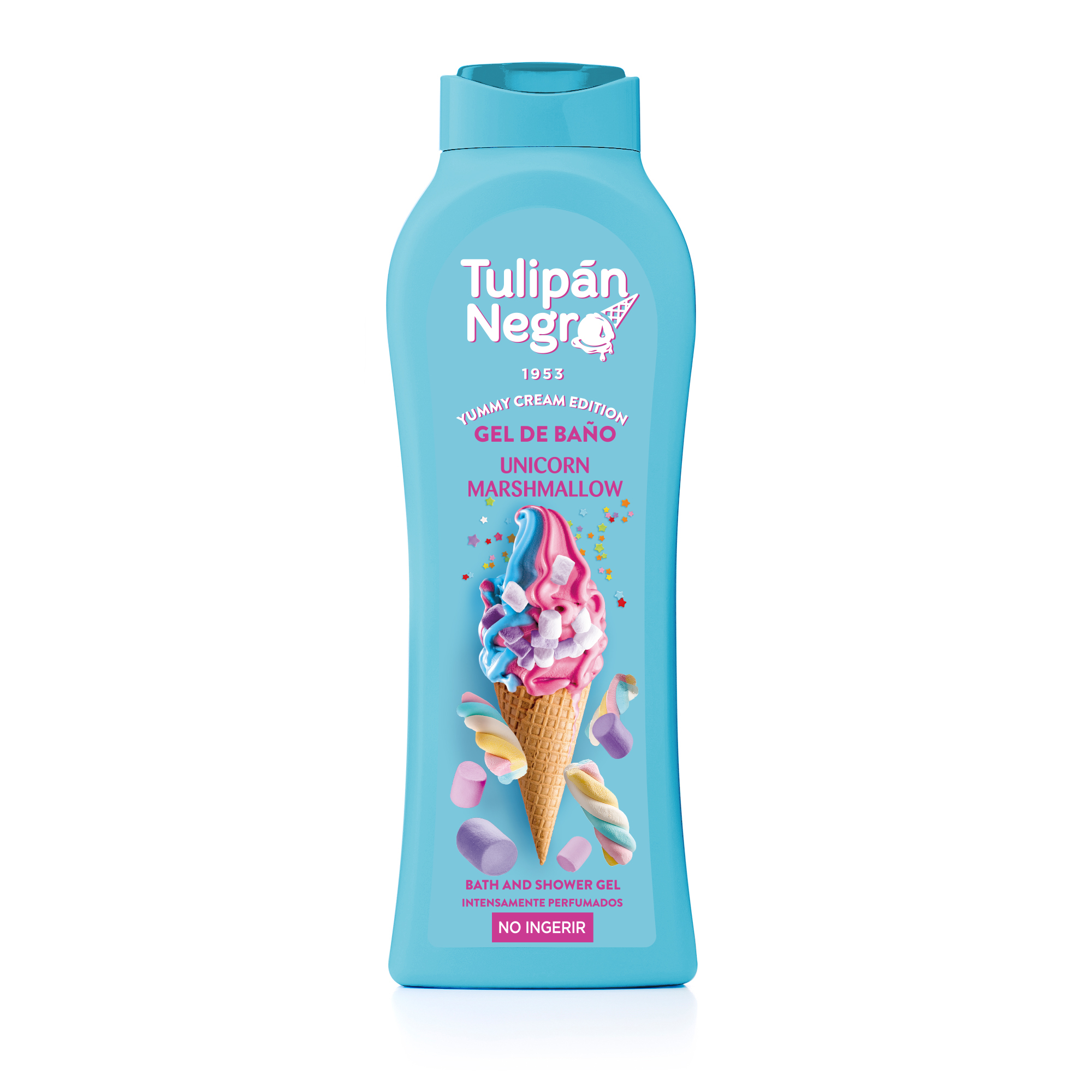 Gel de dus unicorn Marshmellow, 650 ml, Tulipan