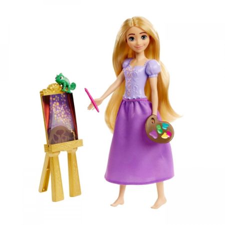 Papusa Princess Rapunzel pictorita