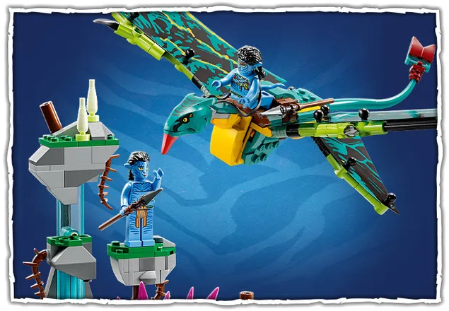 Primul zbor cu Banshee-ul lui Jake si Neytiri, +9 ani, 75572, Lego Avatar