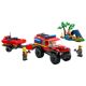 Camion 4x4 si barca de pompieri, +5 ani, 60412, Lego City 600881